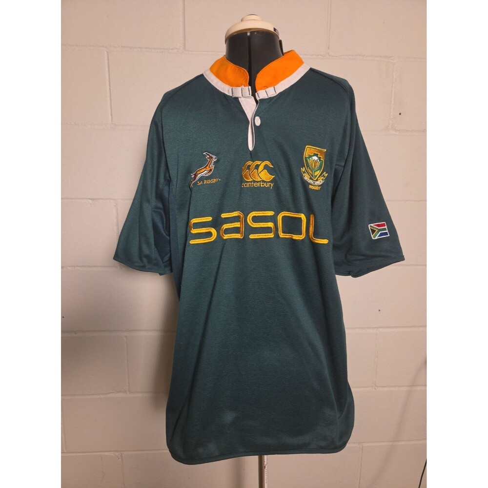 South Africa 2009/2010 Rugby Shirt Jersey Vintage Canterbury Size XL